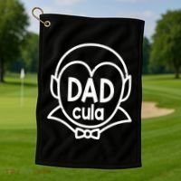 Dadcula Halloween Golf Towel thumb 1