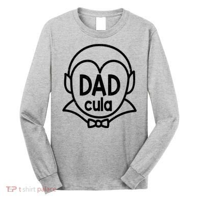 Dadcula Halloween Long Sleeve Shirt