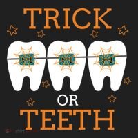 Dentist Halloween Dental Hygienist Trick Or Treat Teeth Gift Women's Sweatshirt thumb 2