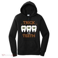 Dentist Halloween Dental Hygienist Trick Or Treat Teeth Gift Women's Hoodie thumb 0
