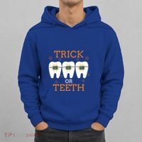 Dentist Halloween Dental Hygienist Trick Or Treat Teeth Gift Hoodie thumb 0