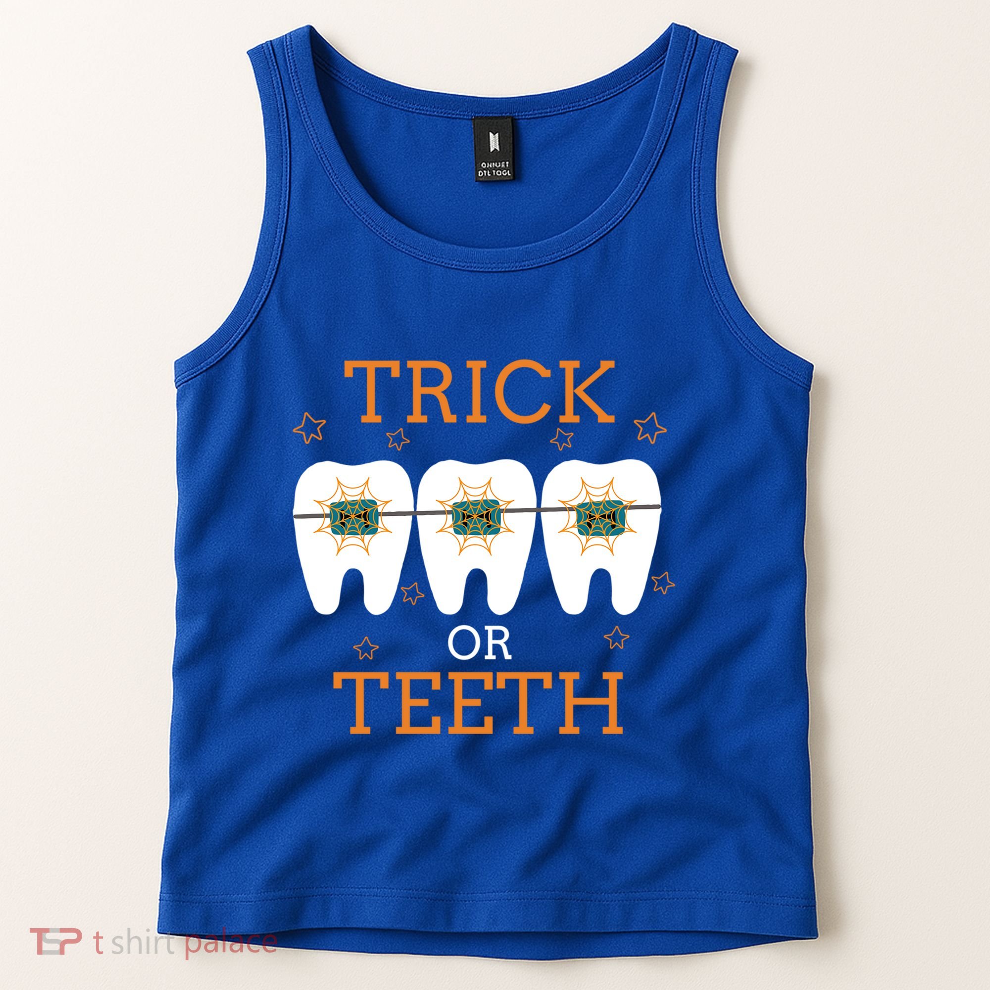 Dentist Halloween Dental Hygienist Trick Or Treat Teeth Gift Tank Top