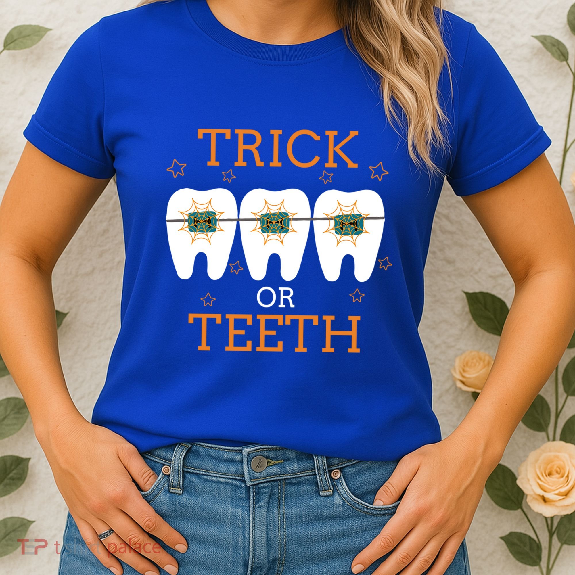 Dentist Halloween Dental Hygienist Trick Or Treat Teeth Gift Women's T-Shirt
