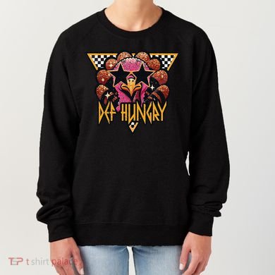 Def Hungry Def Grateful Happy Turkey Thanksgiving Autumn Women's Sweatshirt