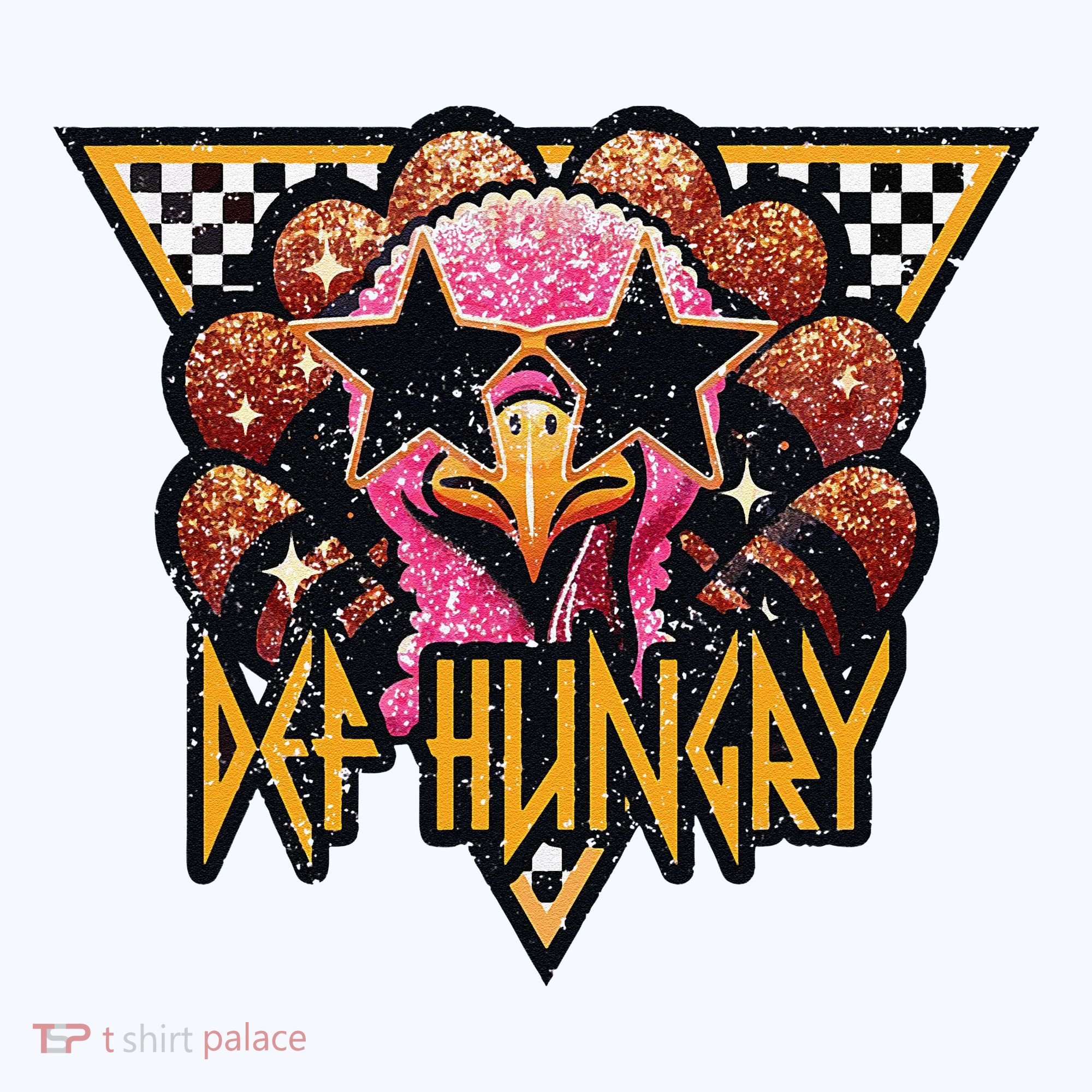 Def Hungry Def Grateful Happy Turkey Thanksgiving Autumn Long Sleeve Shirt