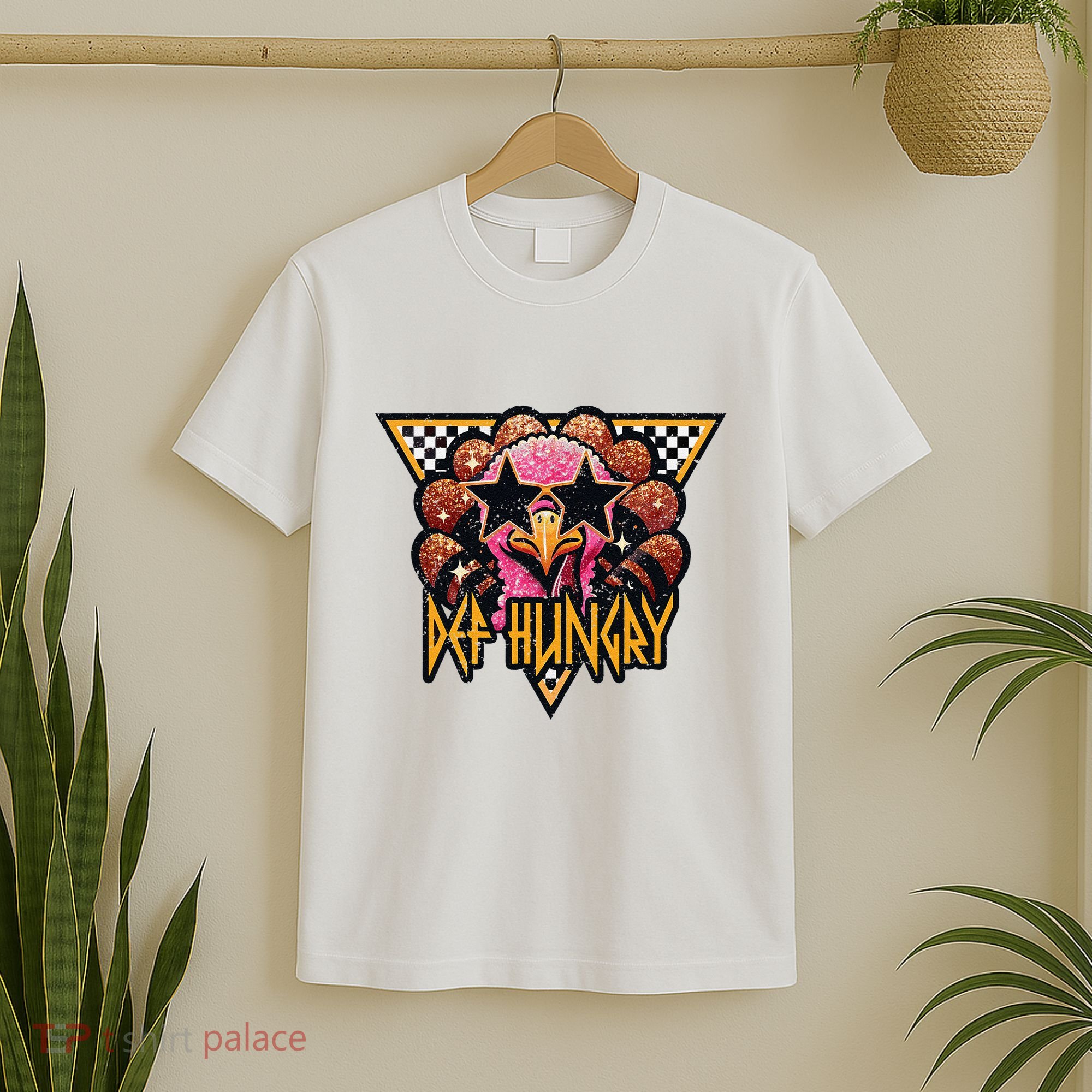 Def Hungry Def Grateful Happy Turkey Thanksgiving Autumn T-Shirt
