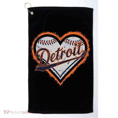 Detroit Heart Golf Towel
