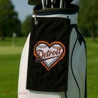 Detroit Heart Golf Towel thumb 2