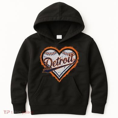 Detroit Heart Kids Hoodie