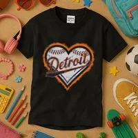 Detroit Heart Kids T-Shirt thumb 3