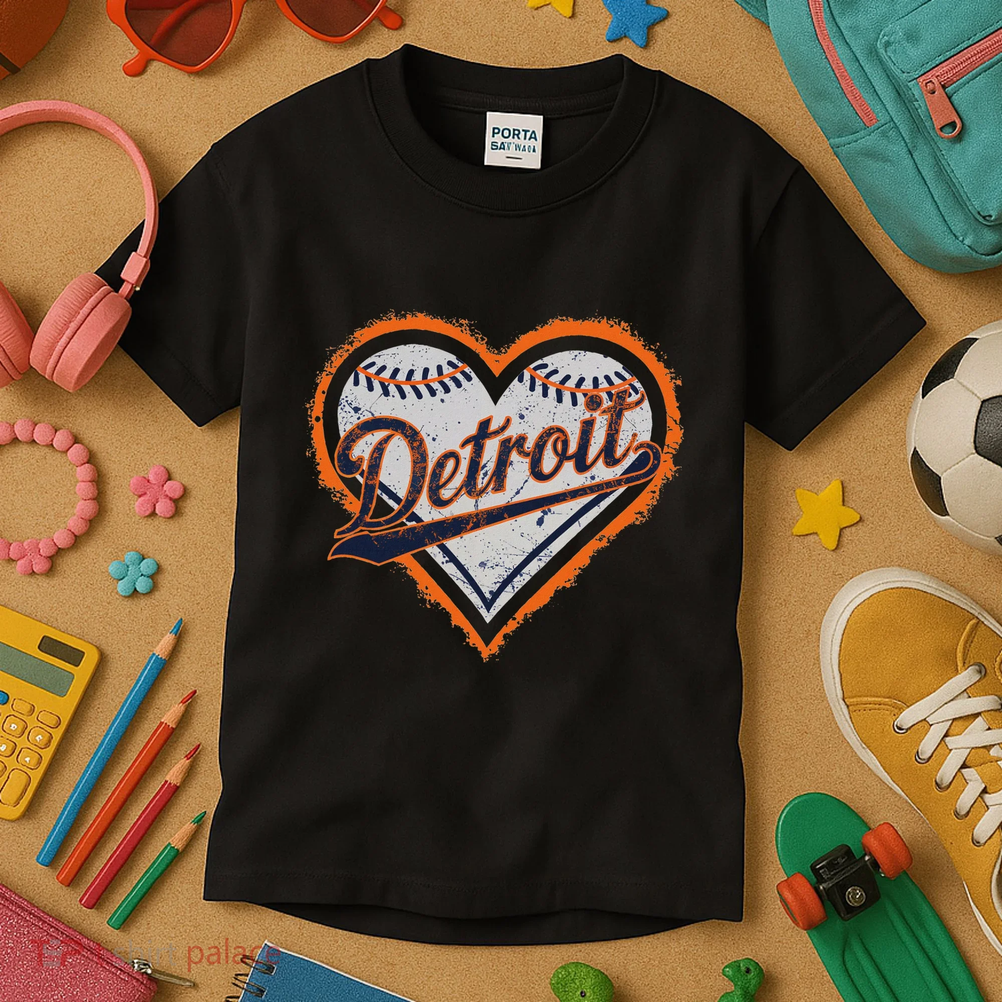 Detroit Heart Kids T-Shirt