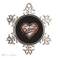 Detroit Heart Ornament thumb 0