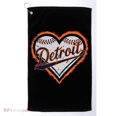 Detroit Heart Golf Towel