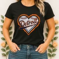 Detroit Heart Women's T-Shirt thumb 2