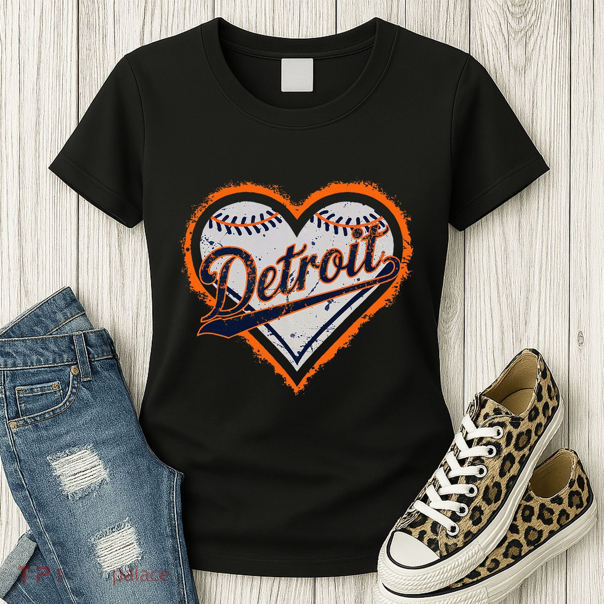 Detroit Heart Women's T-Shirt