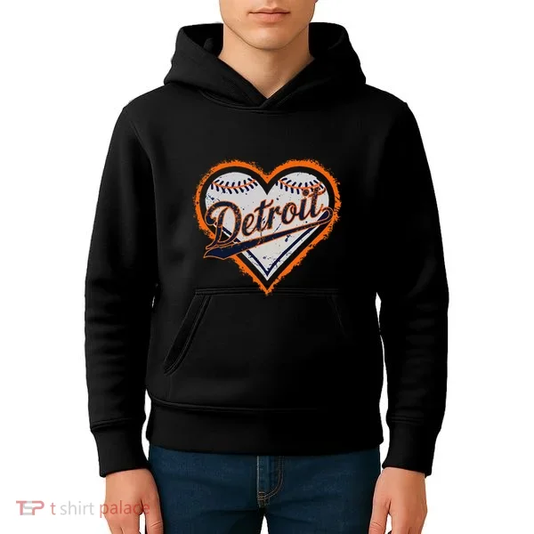 Detroit Heart Kids Hoodie
