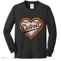 Detroit Heart Kids Long Sleeve Shirt thumb 0