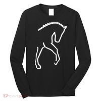 Dressage Horse Long Sleeve Shirt thumb 0