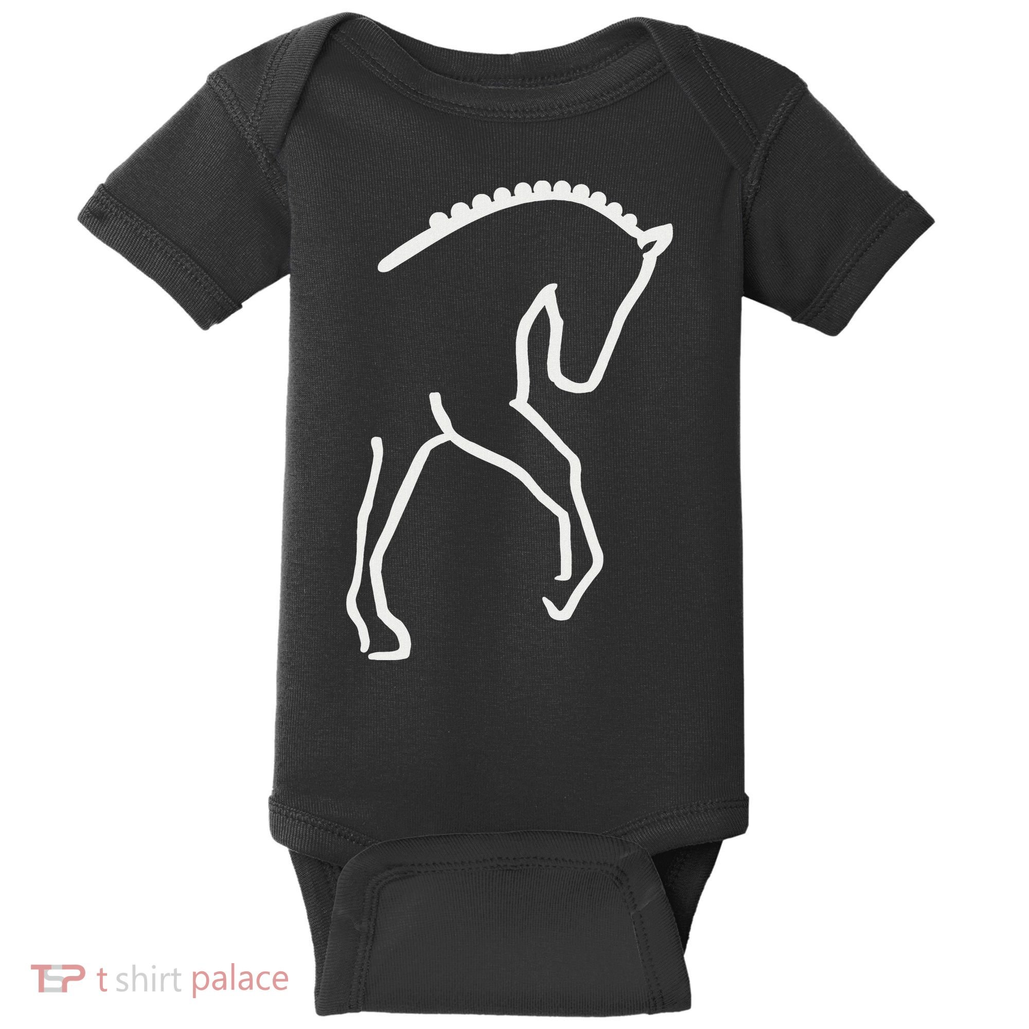 Dressage Horse Baby Bodysuit