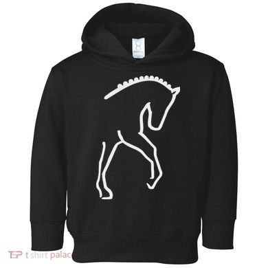 Dressage Horse Toddler Hoodie