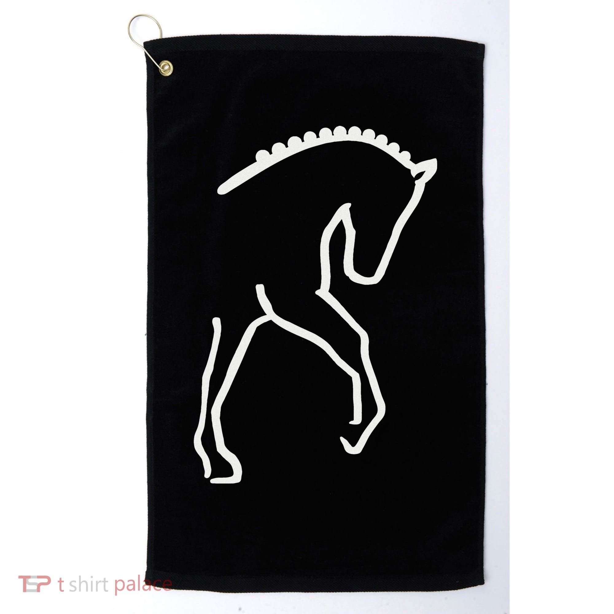 Dressage Horse Golf Towel
