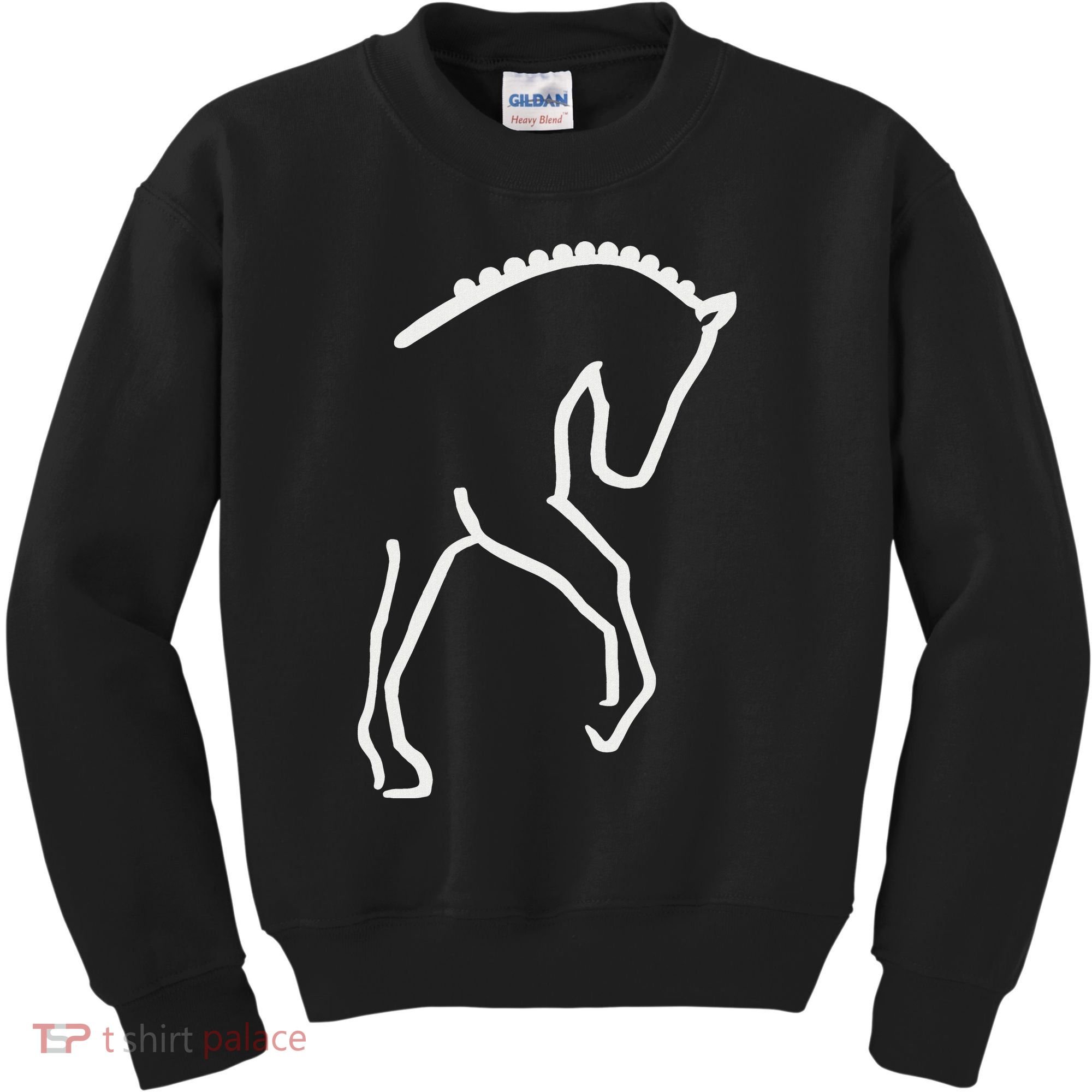 Dressage Horse Kids Sweatshirt