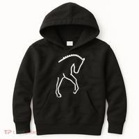Dressage Horse Kids Hoodie thumb 0