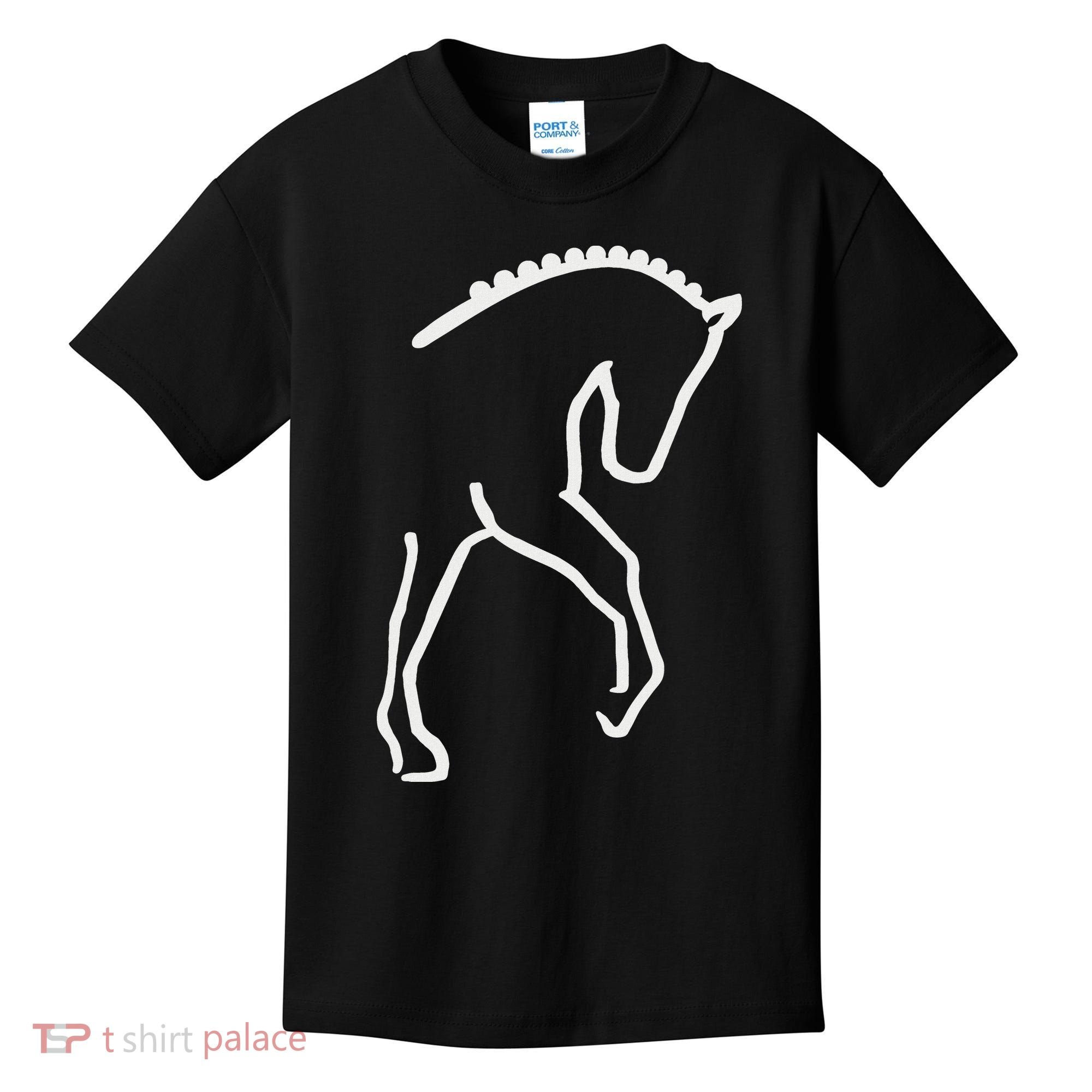 Dressage Horse Kids T-Shirt