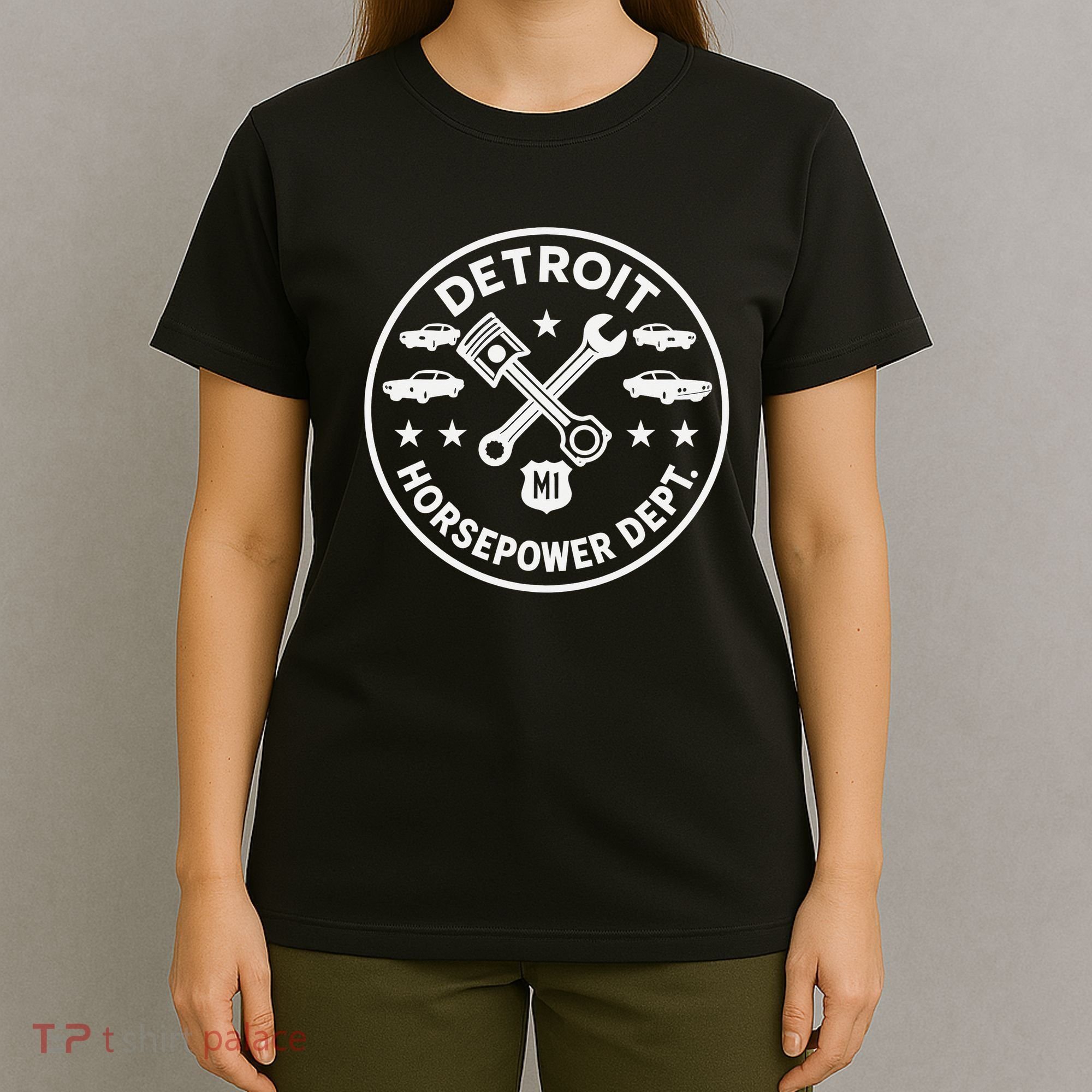 Detroit Horsepower Department M1 Woodward T-Shirt