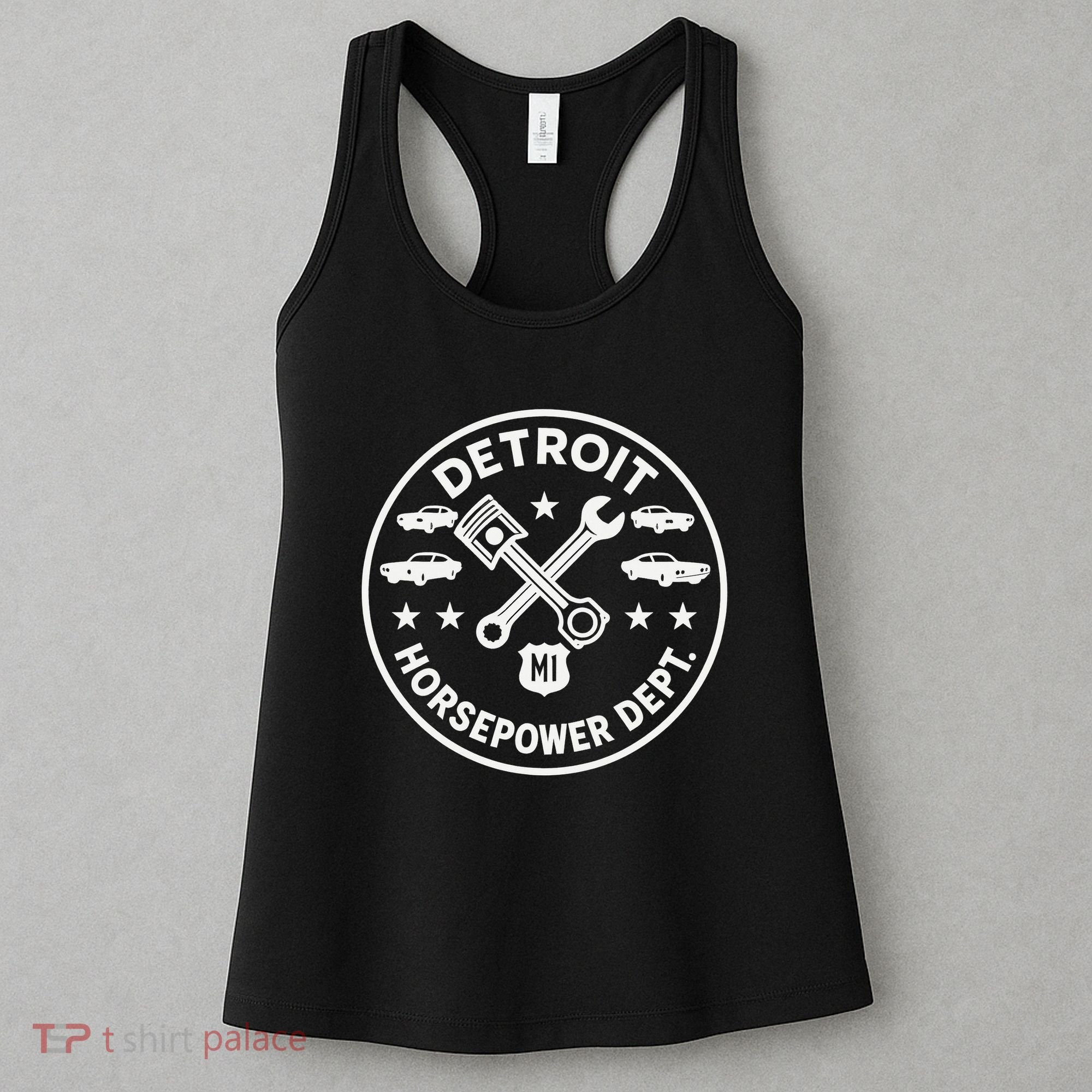 Detroit Horsepower Department M1 Woodward Women's Tank Top