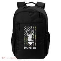 Deer Hunter Dad Cool Hunting American Flag Camo Stripes Papa Backpack thumb 0