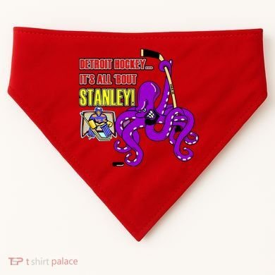 Detroit Hockey USA-Made Doggie Bandana