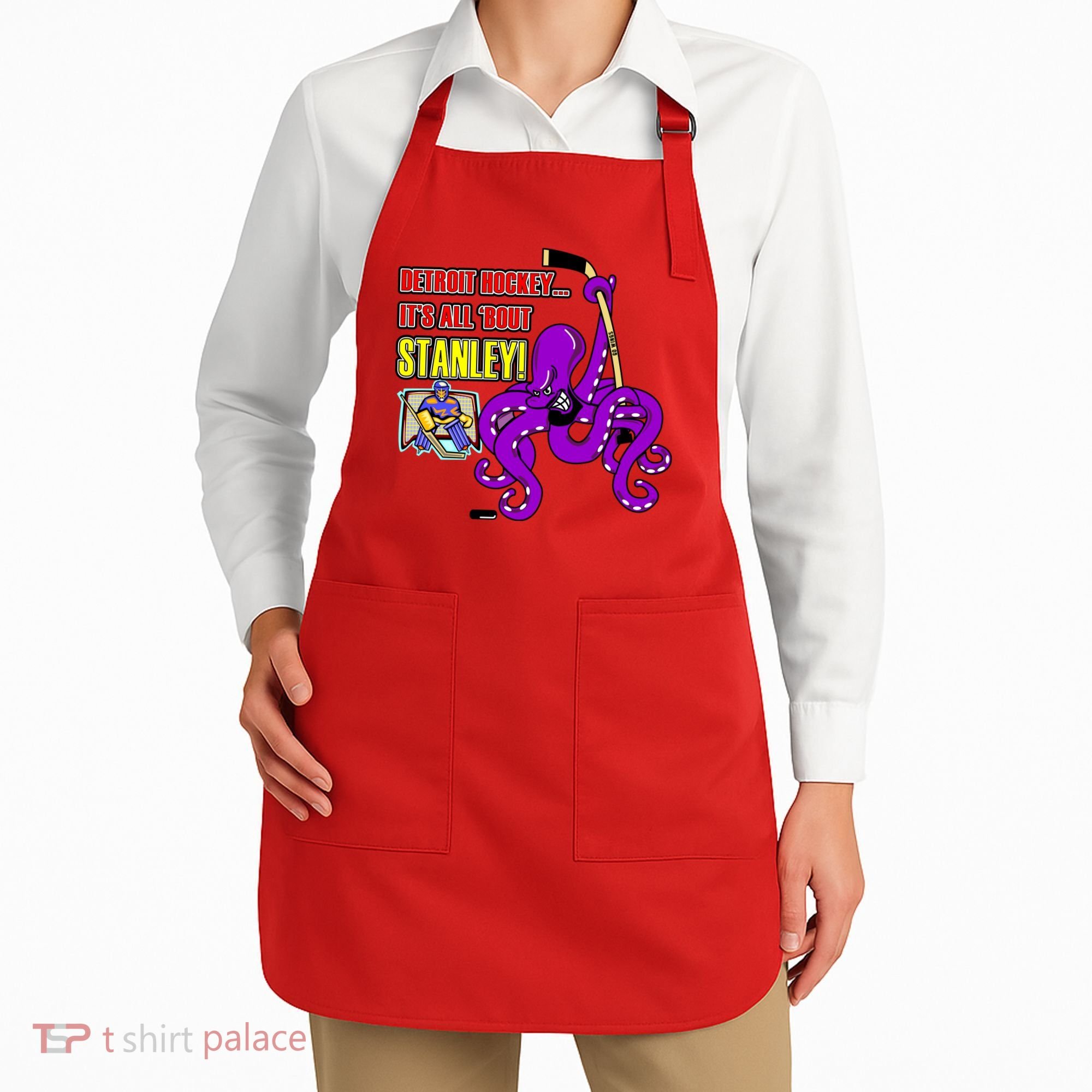 Detroit Hockey Apron