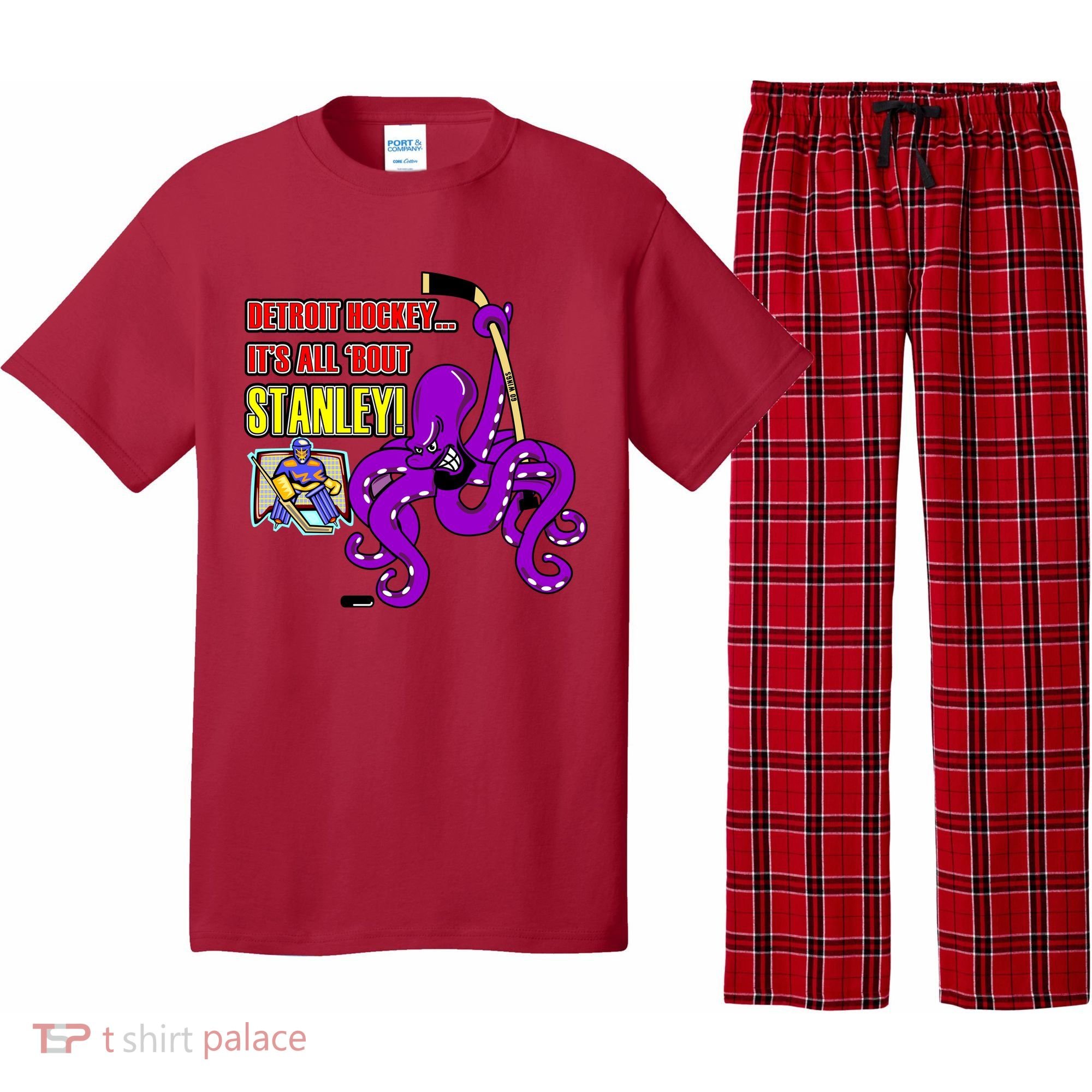 Detroit Hockey Pajama Set