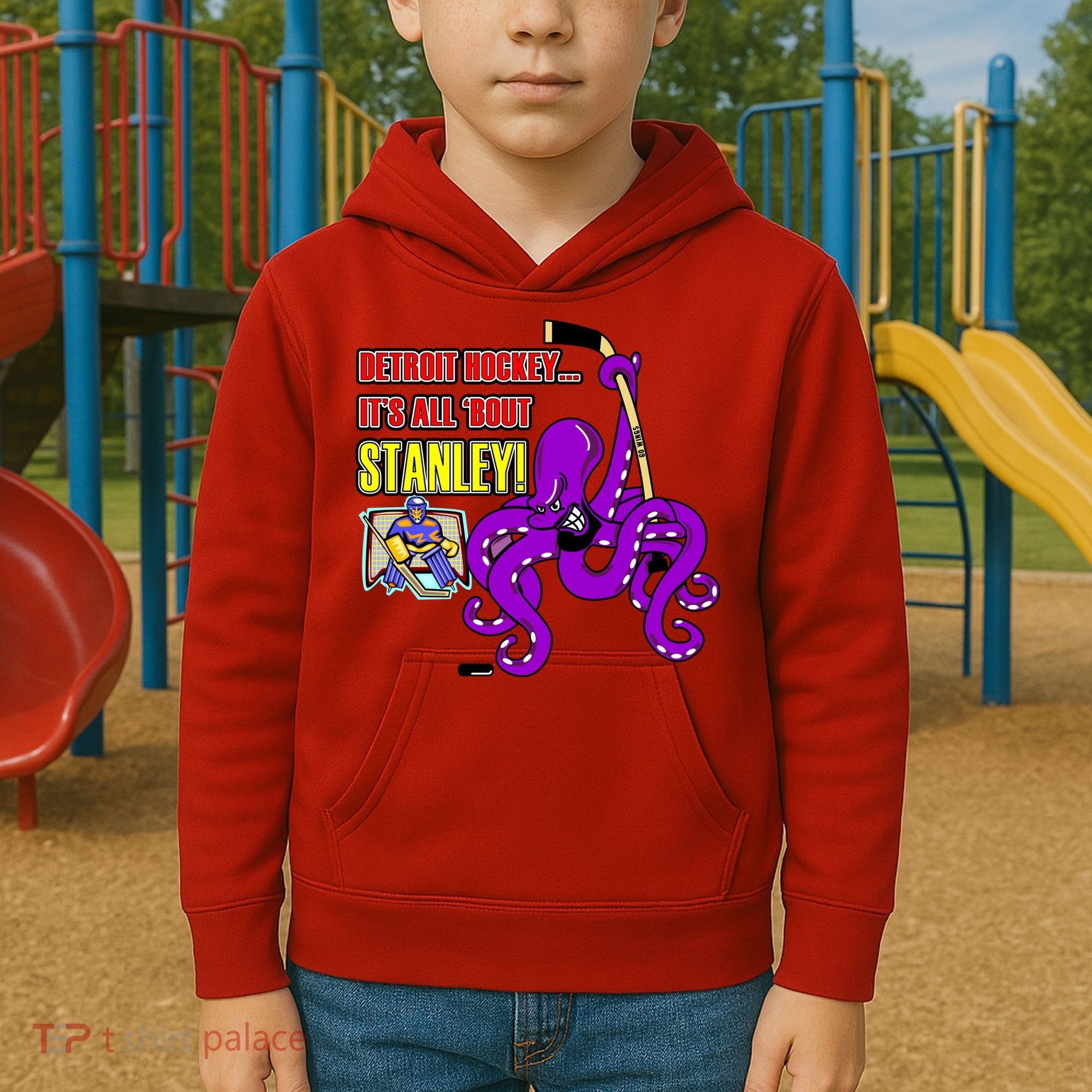 Detroit Hockey Kids Hoodie