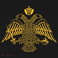 Double Headed Eagle Byzantine Christian Orthodox Emblem Long Sleeve Shirt thumb 2