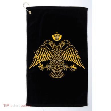 Double Headed Eagle Byzantine Christian Orthodox Emblem Golf Towel