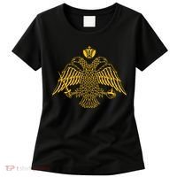 Double Headed Eagle Byzantine Christian Orthodox Emblem Women's T-Shirt thumb 0
