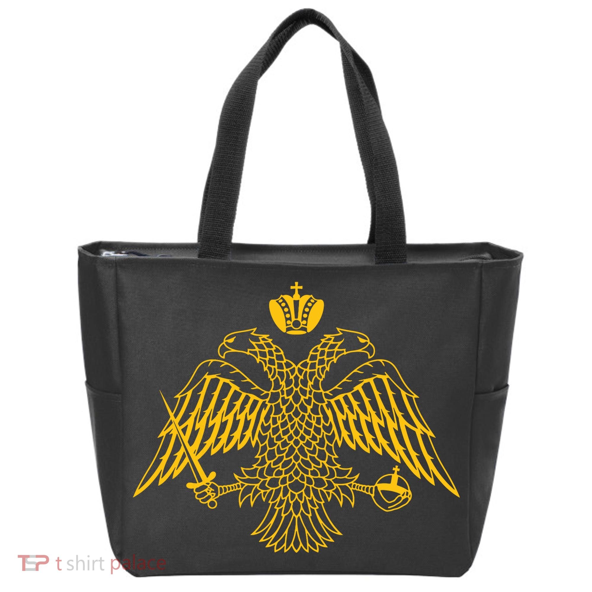 Double Headed Eagle Byzantine Christian Orthodox Emblem Tote Bag