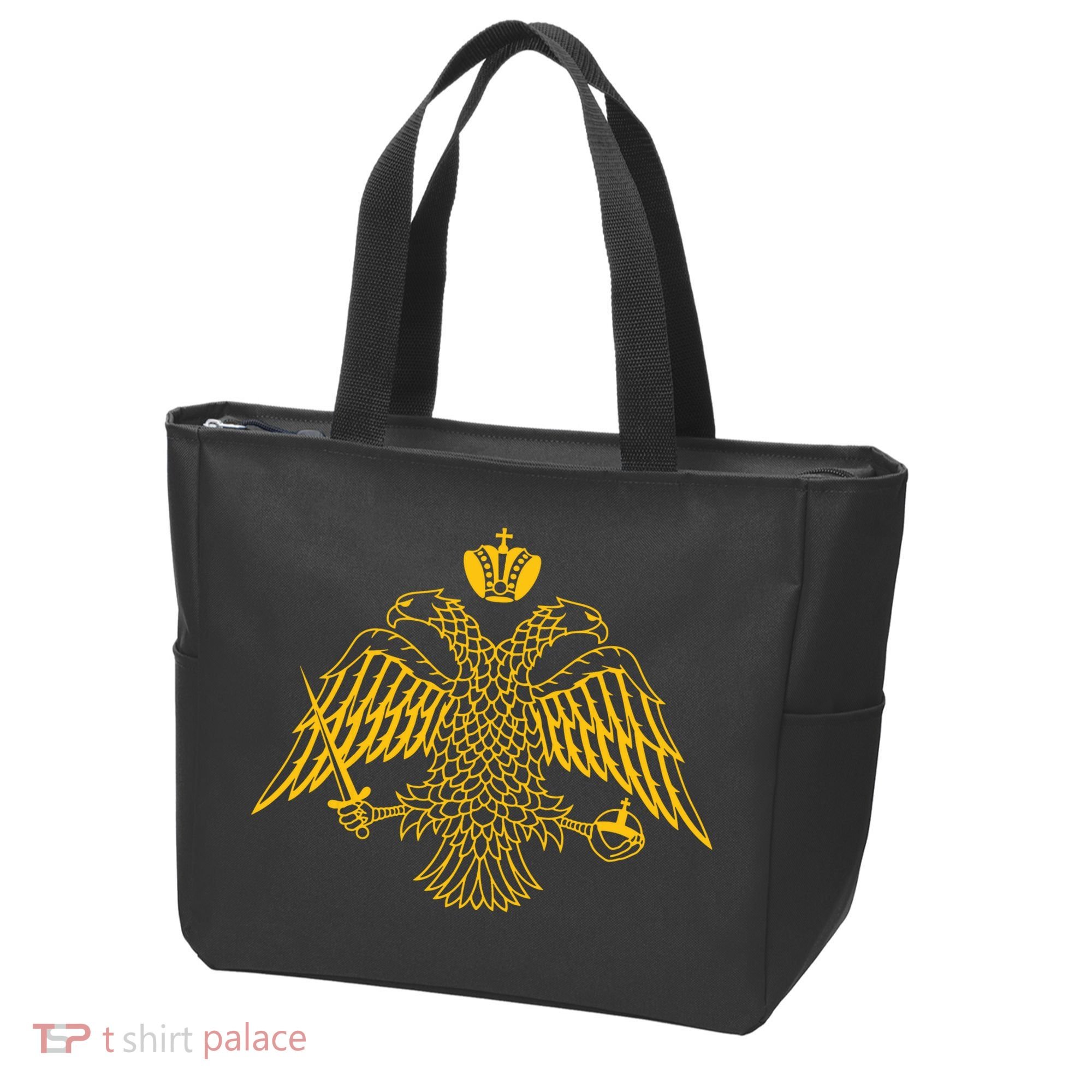Double Headed Eagle Byzantine Christian Orthodox Emblem Tote Bag
