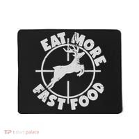 Deer Hunting Eat More Fast Food Funny Tee For Hunters Mousepad thumb 0