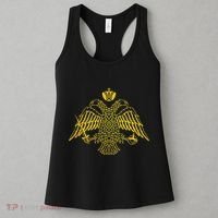 Double Headed Eagle Byzantine & Christian Orthodox Emblem Women's Tank Top thumb 3