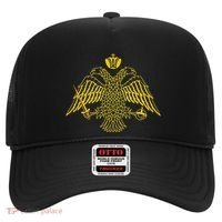 Double Headed Eagle Byzantine & Christian Orthodox Emblem Hat thumb 0