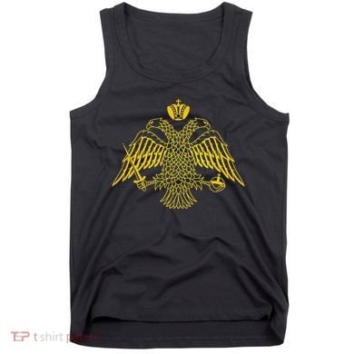 Double Headed Eagle Byzantine & Christian Orthodox Emblem Tank Top