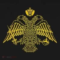 Double Headed Eagle Byzantine & Christian Orthodox Emblem Tank Top thumb 6