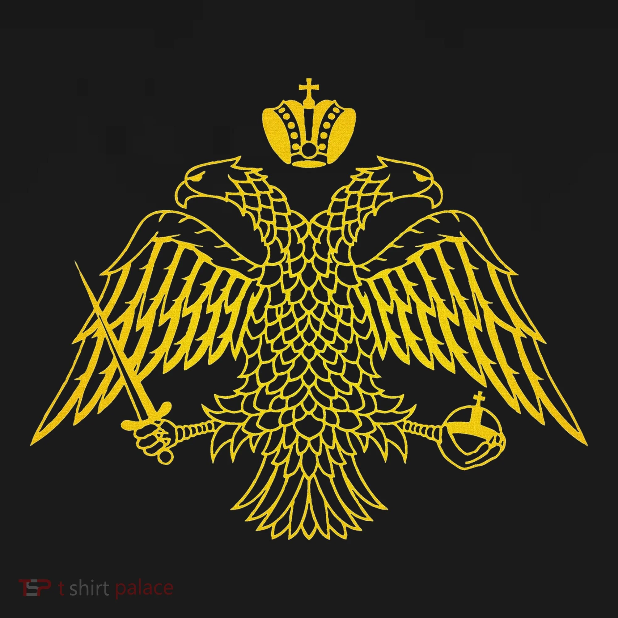 Double Headed Eagle Byzantine & Christian Orthodox Emblem Tank Top