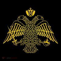 Double Headed Eagle Byzantine & Christian Orthodox Emblem Women's Long Sleeve Shirt thumb 2