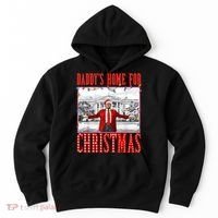 DaddyS Home For Christmas Trump Hoodie thumb 0