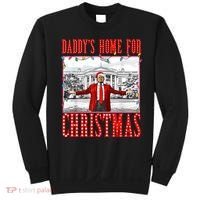 DaddyS Home For Christmas Trump Sweatshirt thumb 0