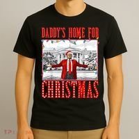 DaddyS Home For Christmas Trump T-Shirt thumb 3